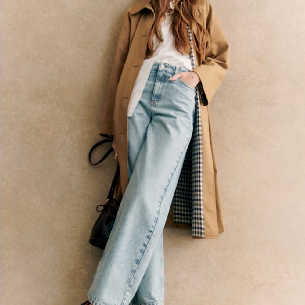 Sezane Tan Trench Coat - Picture 3 of 6